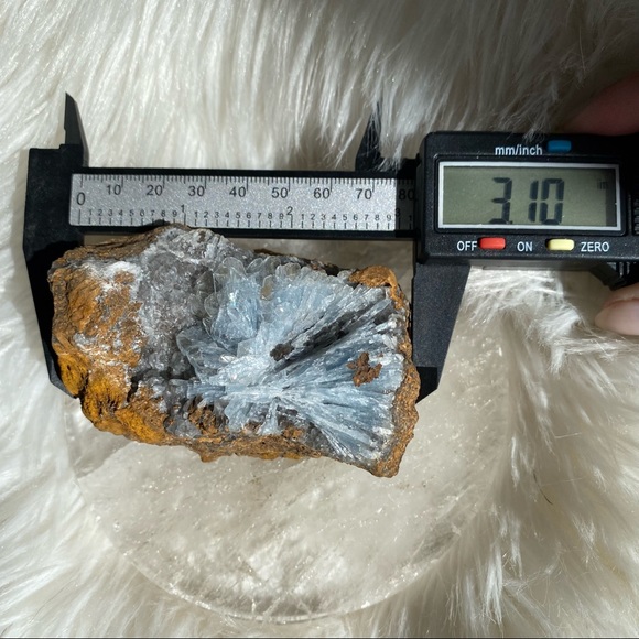 BLUE BARITE Raw Specimen from Morocco - Picture 8 of 9